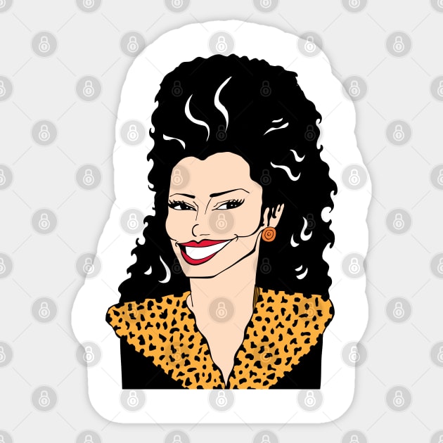 THAT'S HOW SHE BECAME THE NANNY SITCOM CHARACTER Sticker by cartoonistguy